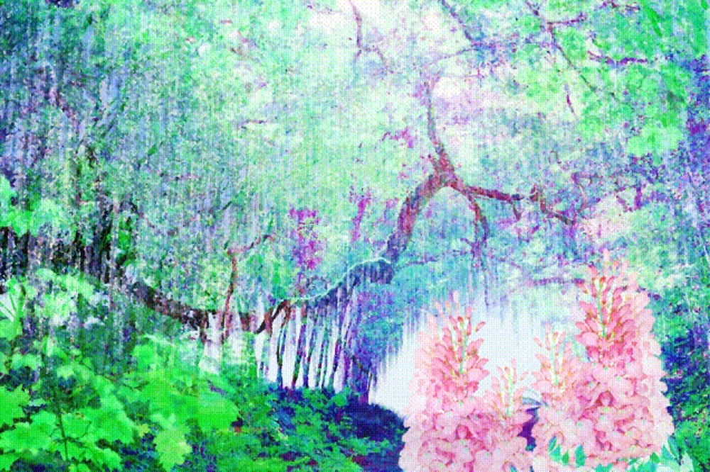 幻想的水彩画　アイキャッチ