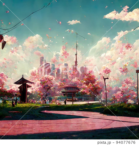 幻想的な桜　アイキャッチ