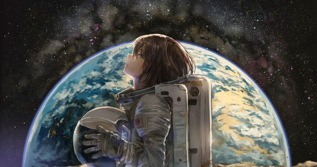 宇宙と少女　アイキャッチ